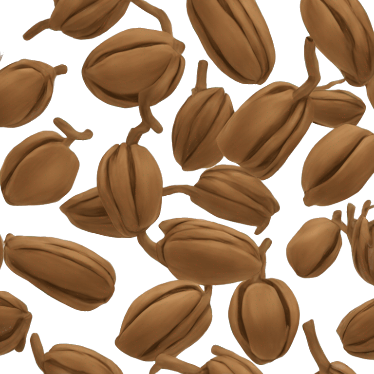 Seed pods brown emoji