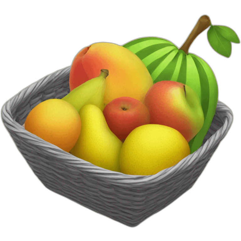 Fruit basket  emoji