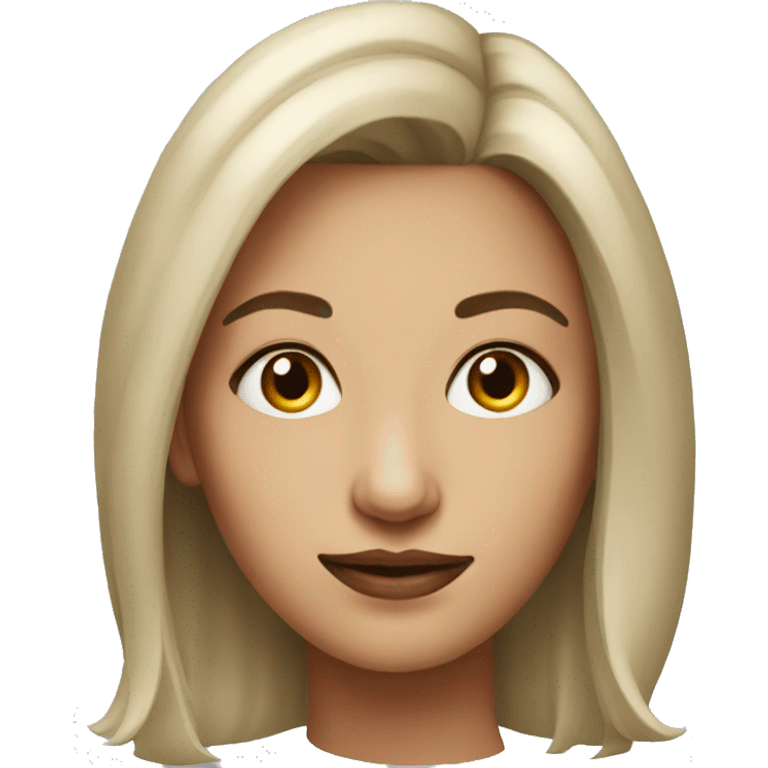 realistic portrait of a woman  emoji