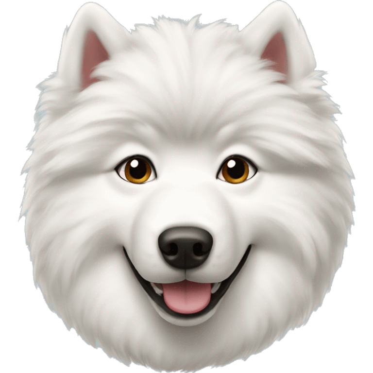 Samoyed dog emoji