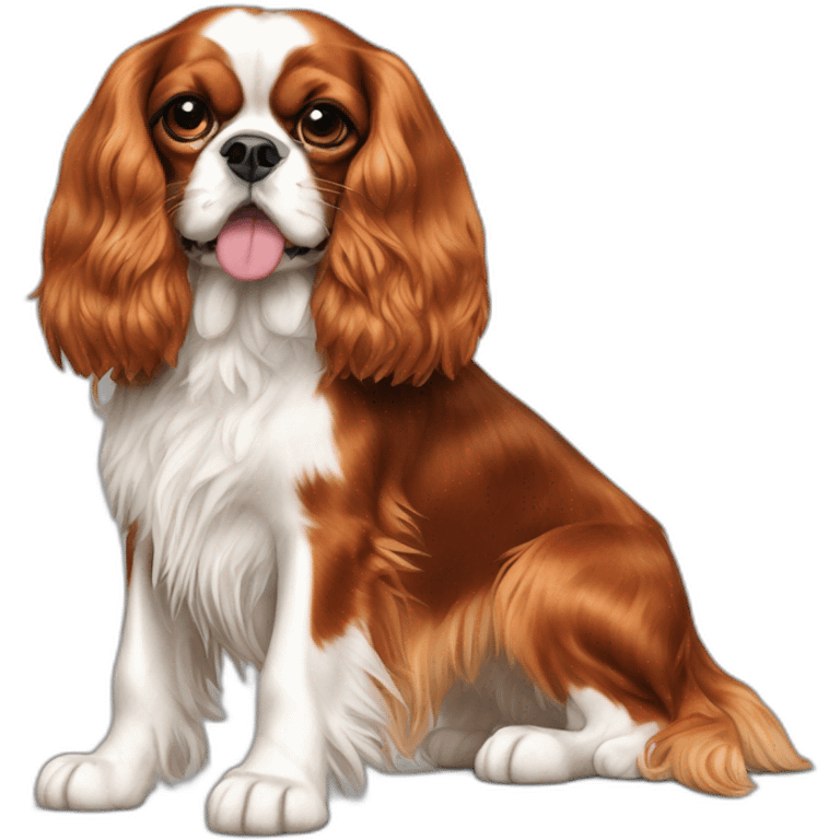  Cavalier King Charles Spaniel full body emoji