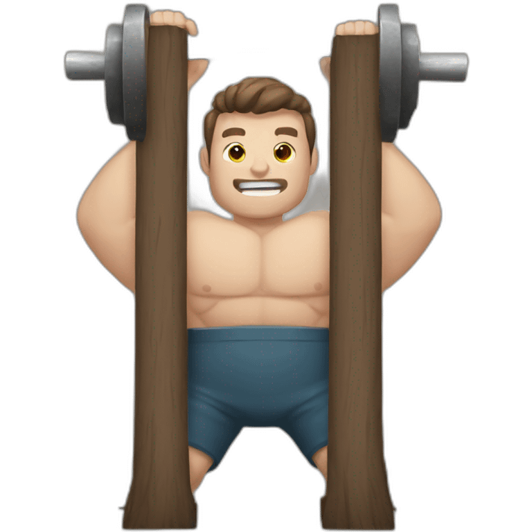 Strongman log lift  emoji