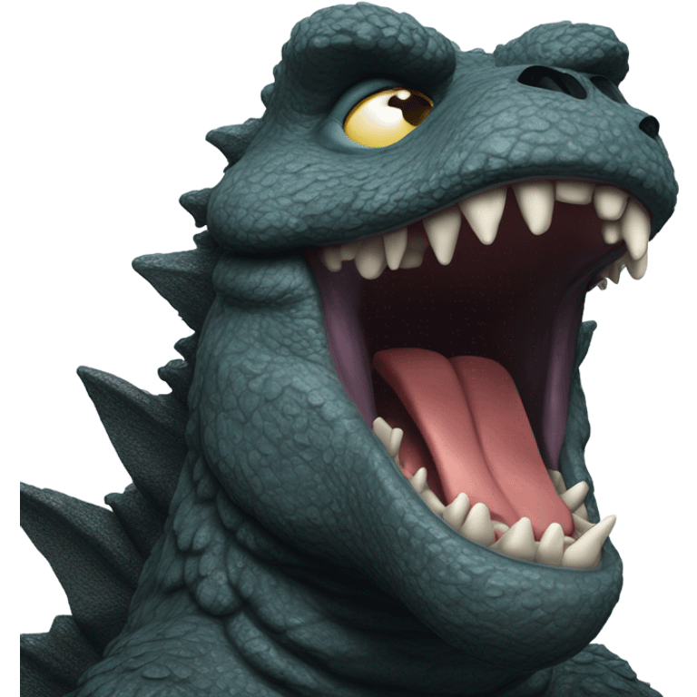 Crying Godzilla  emoji