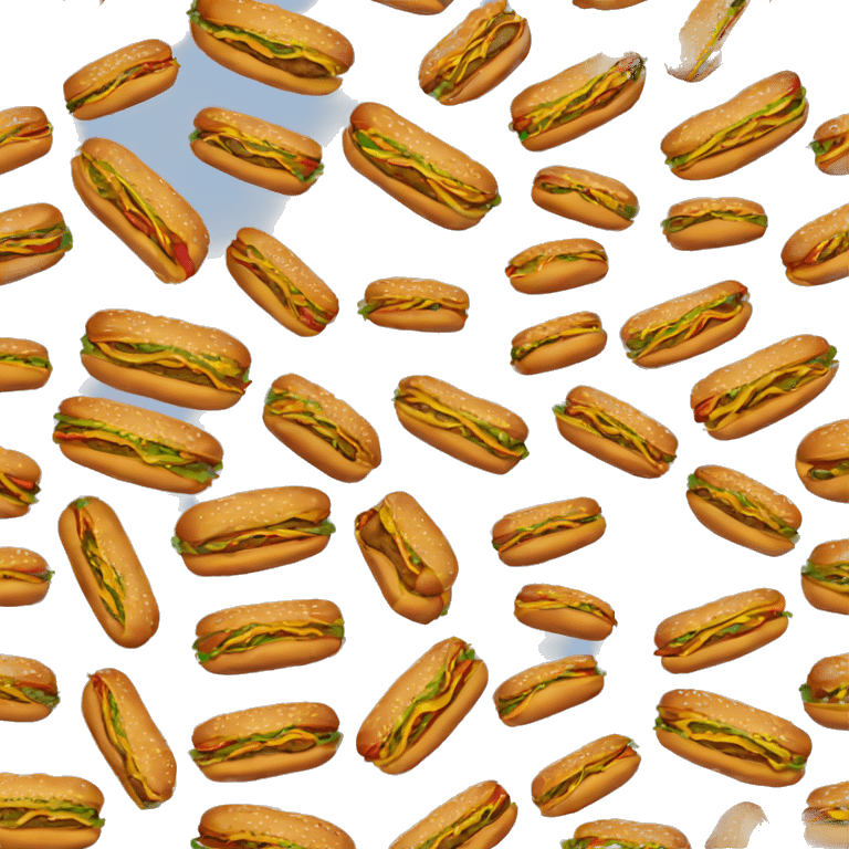 hotdog burger emoji