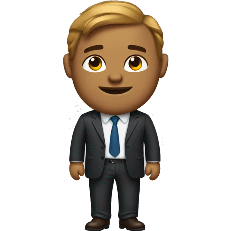 Buffalo businessman in suit  emoji