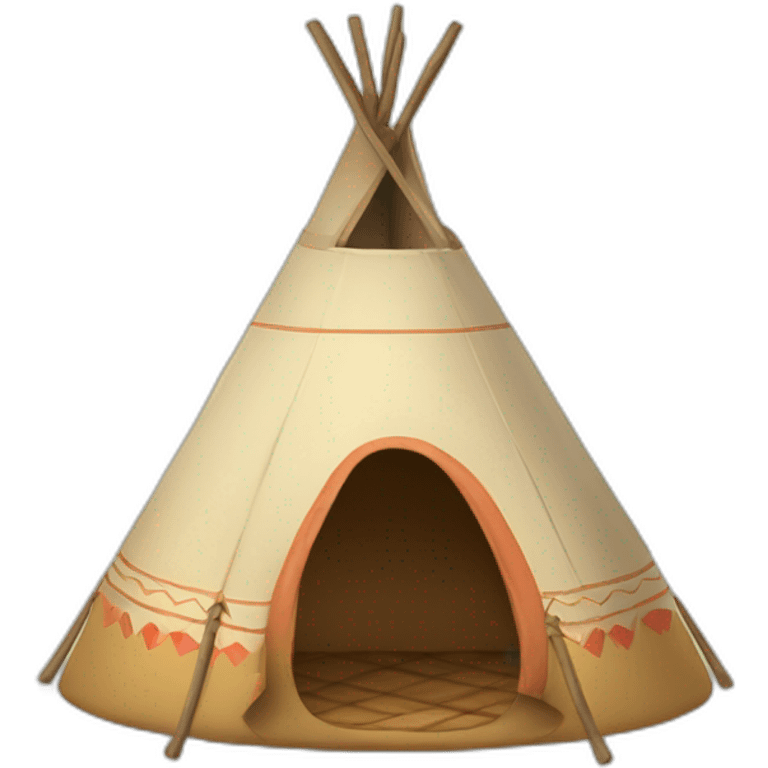 cute wigwam emoji