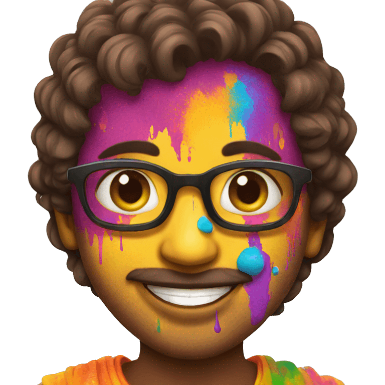 Happy holi emoji