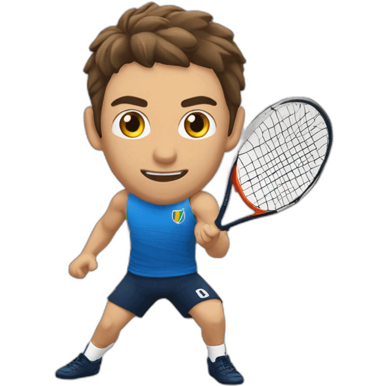 facundo conte jugando voley emoji