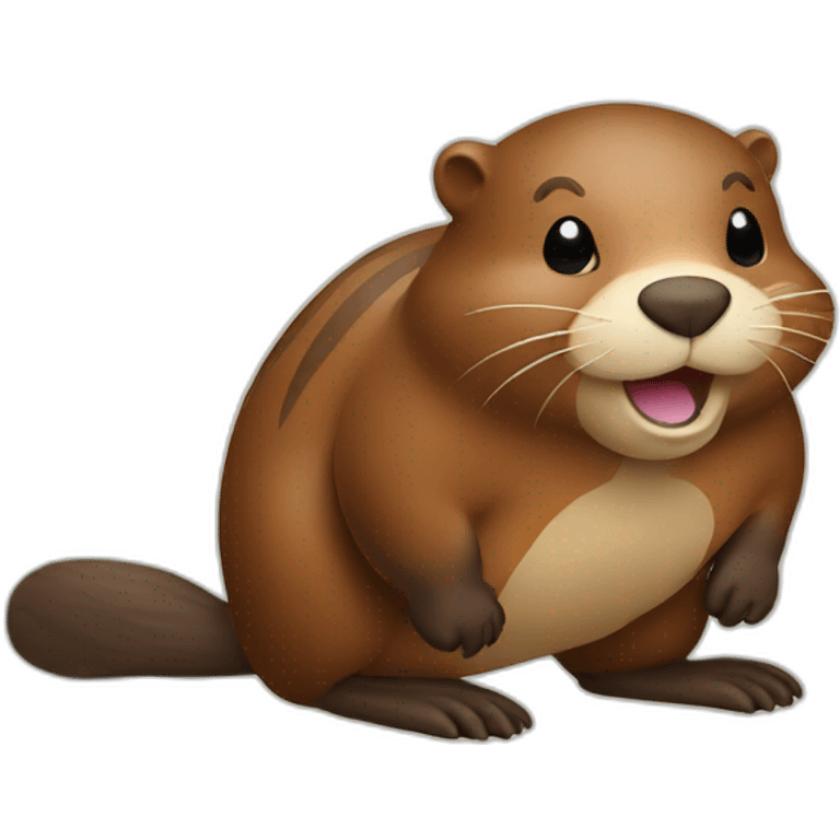 beaver thank you sign emoji