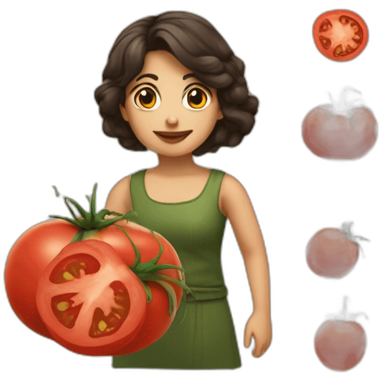 Malysheva Elena and tomato emoji