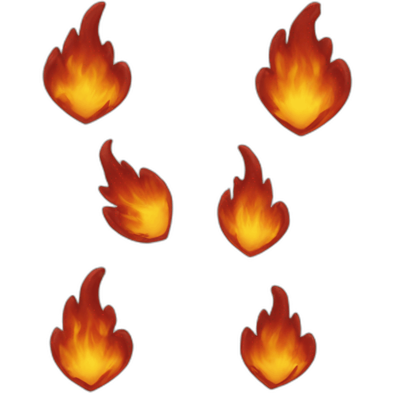 Coeur flamme emoji