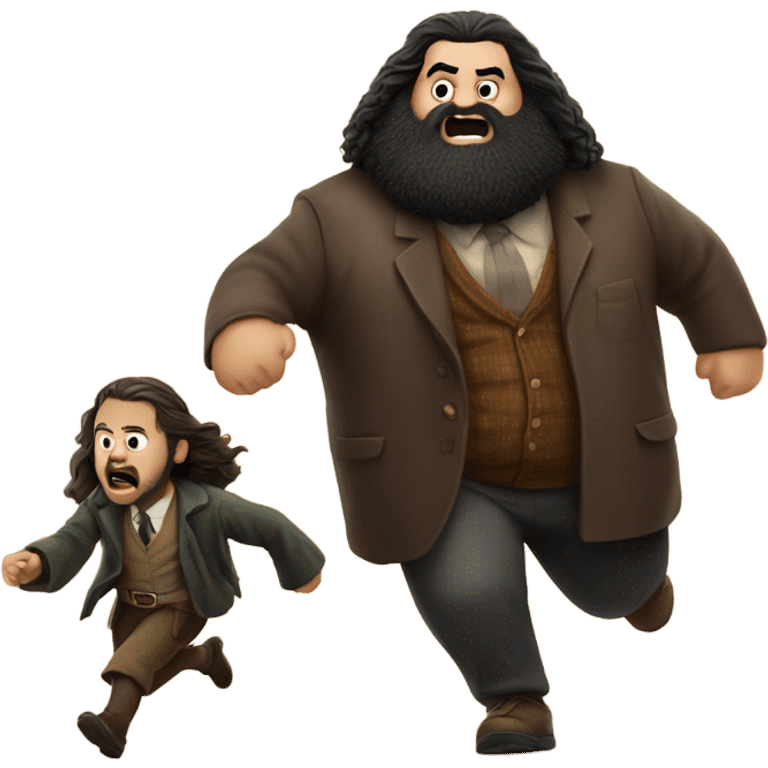 Hagrid chasing Kai Cenat emoji