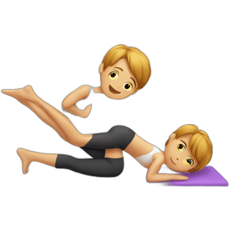 Pilates chicos emoji