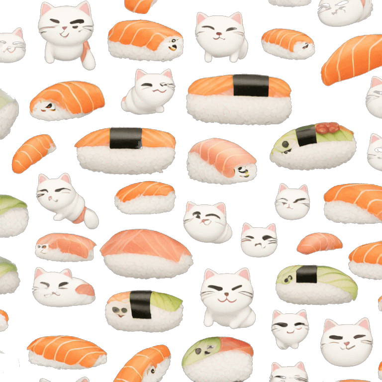 sushi cat  emoji