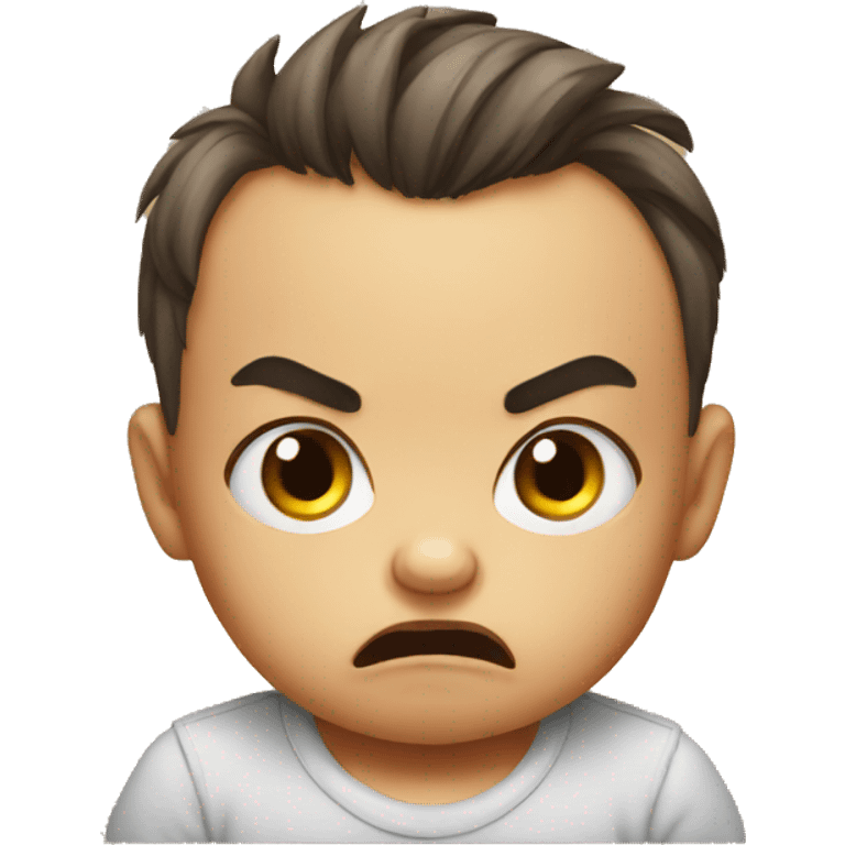 baby angry emoji