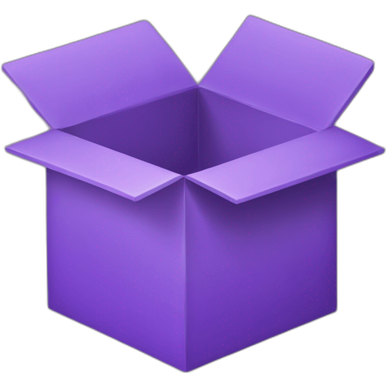 open box purple emoji