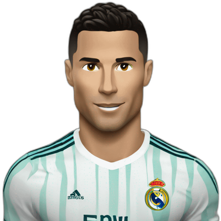 cr7 with messe emoji