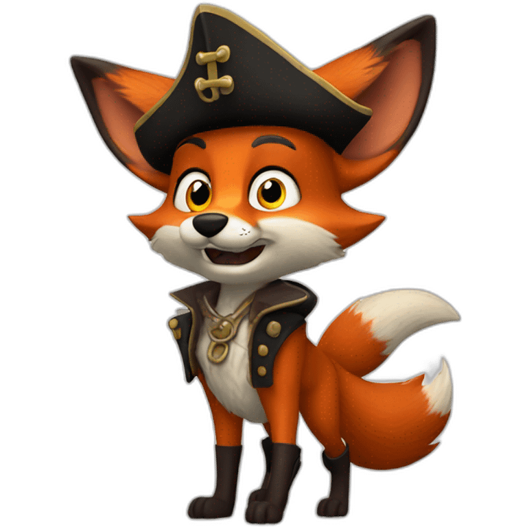 Foxy the pirate fox animatronic emoji