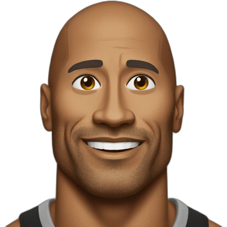 dwayne johnson emoji