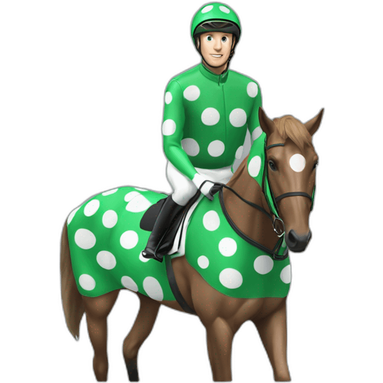 paul townend green polka dot jockey emoji