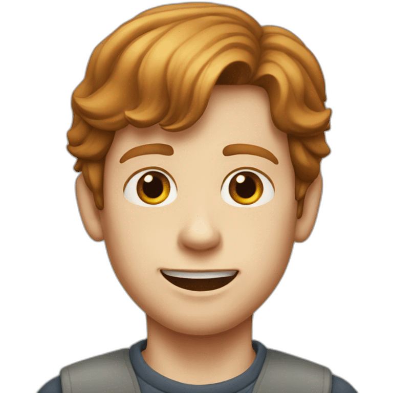 young ron howard with brown hair emoji