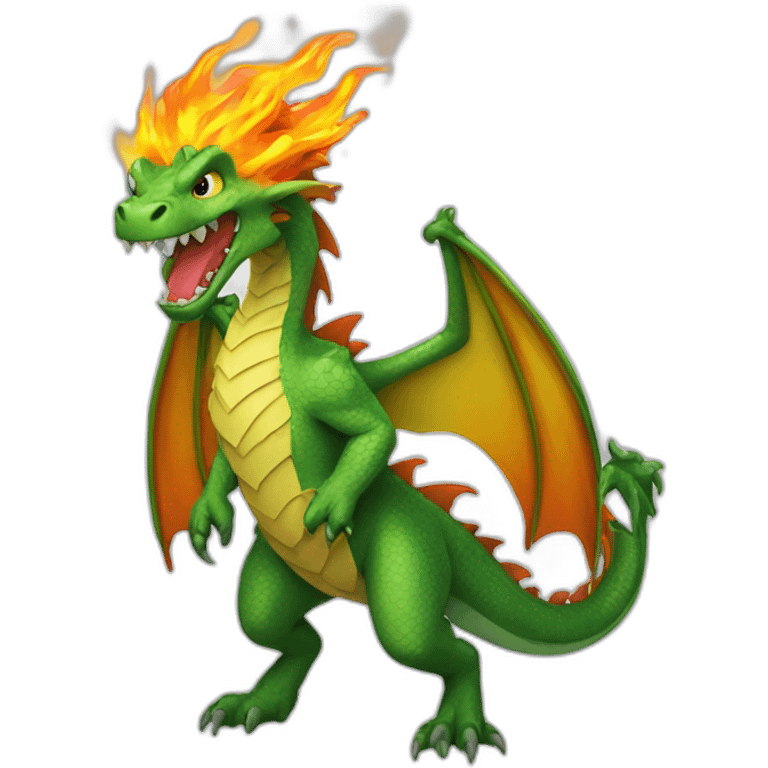 DRAGON de feu emoji