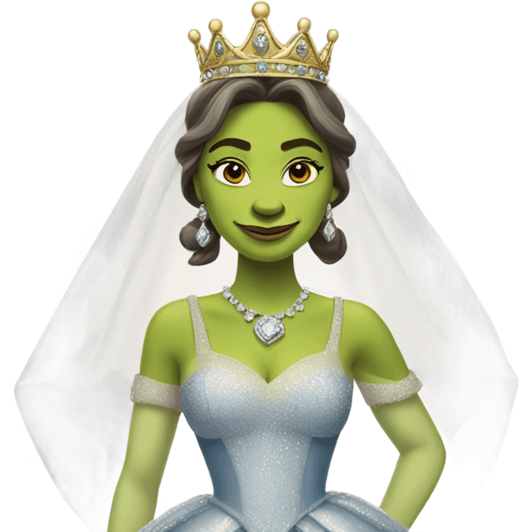 Sherk as a princess  emoji