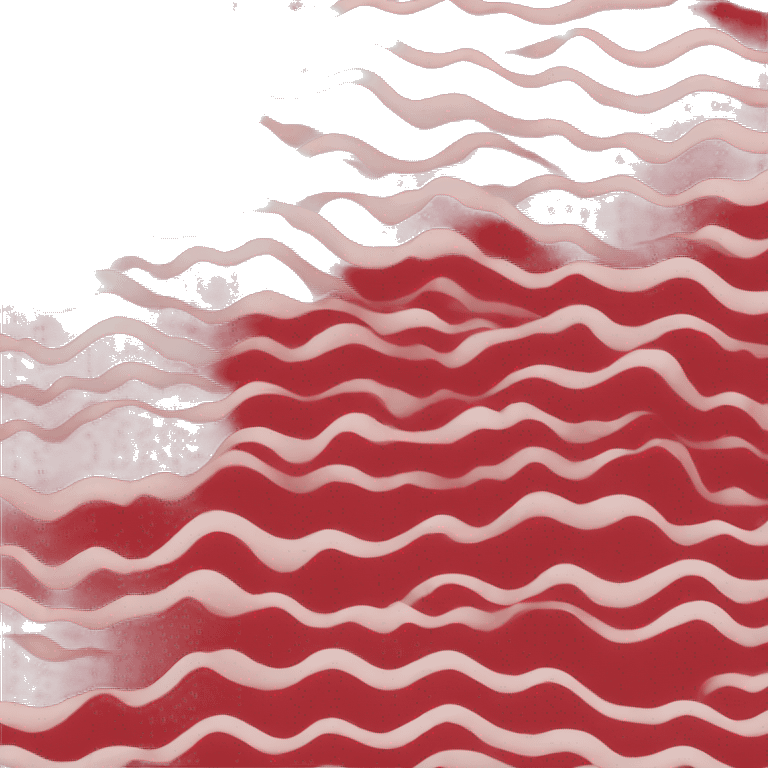 Red waves emoji