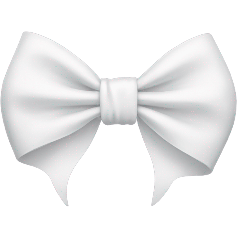 white bow emoji