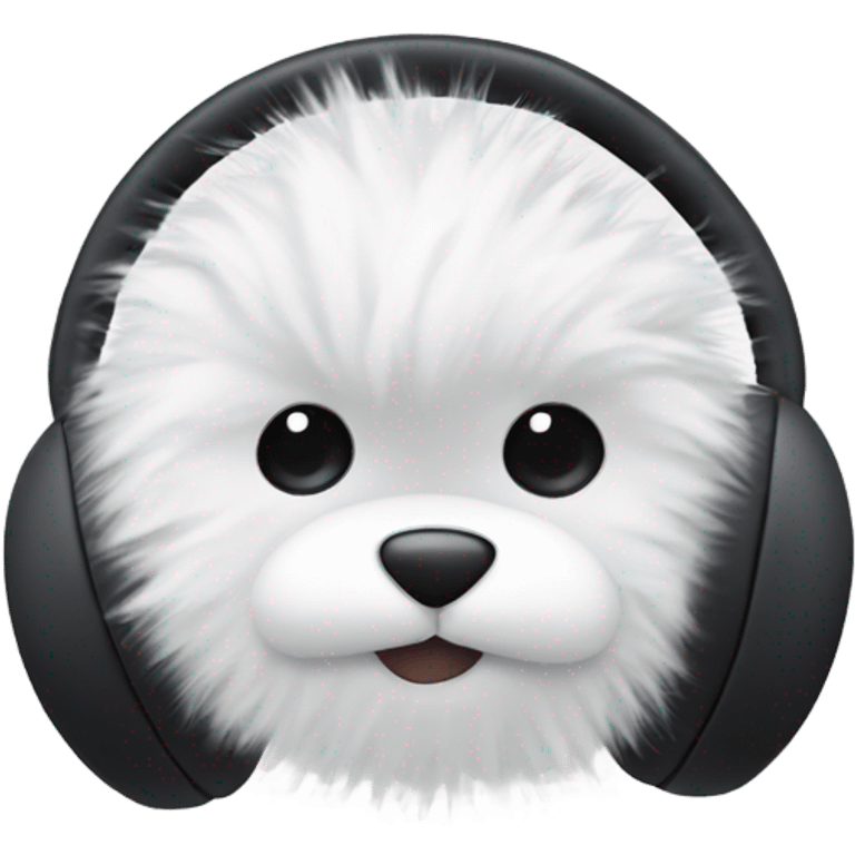 white fluffy earmuffs emoji