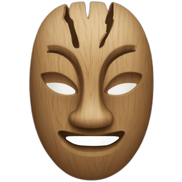 Wood Mask emoji