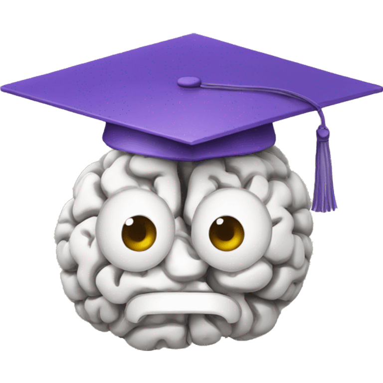 brain with Graduation Cap emoji