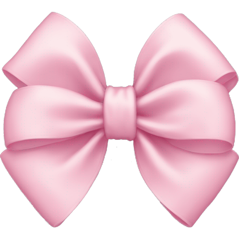 light pink bow emoji