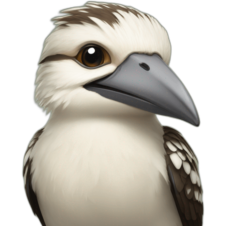 kookaburra with muscles emoji