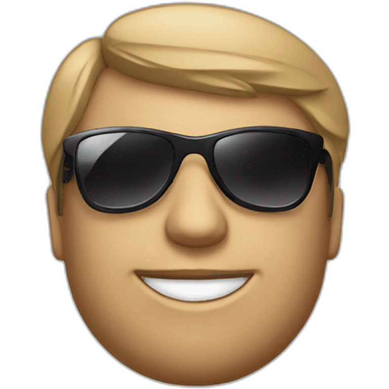 ultra realistic video editor with sunglasses emoji