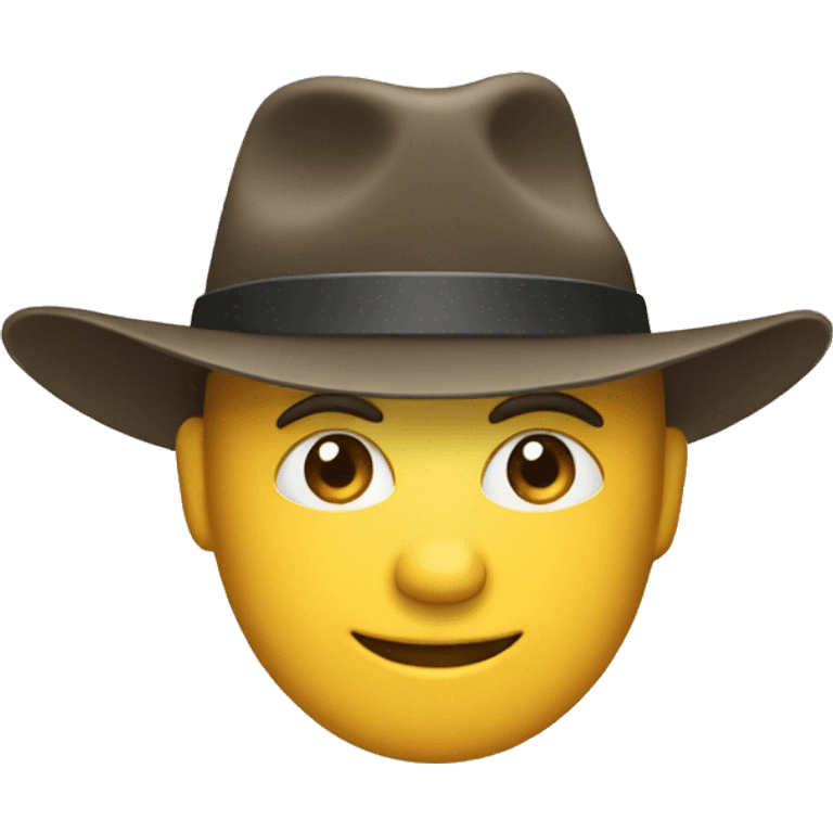 Chat avec un chapeau  emoji