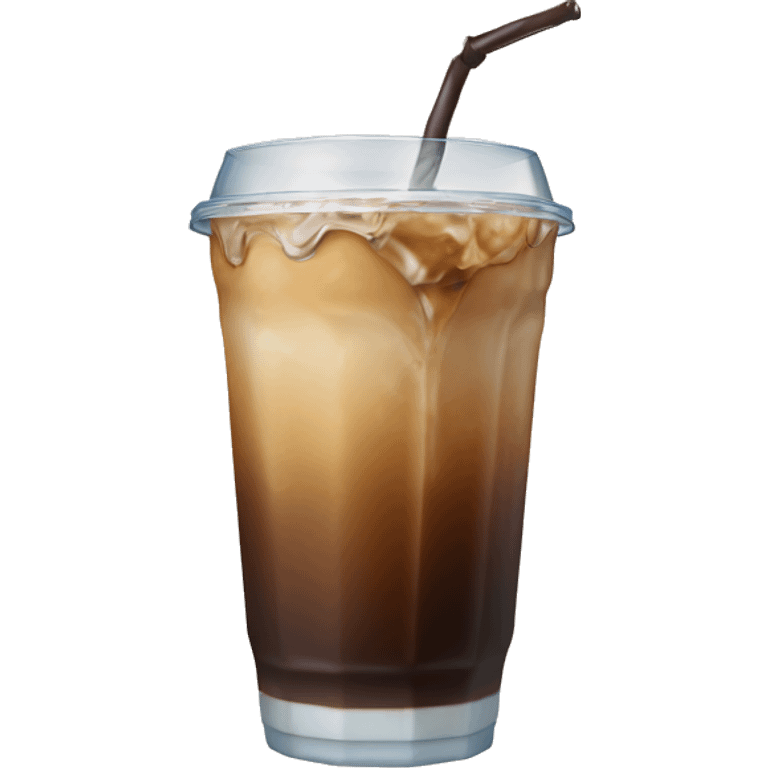 iced coffee dunking emoji