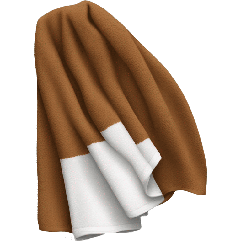 brown towel emoji