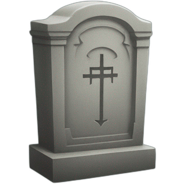 grave stone emoji