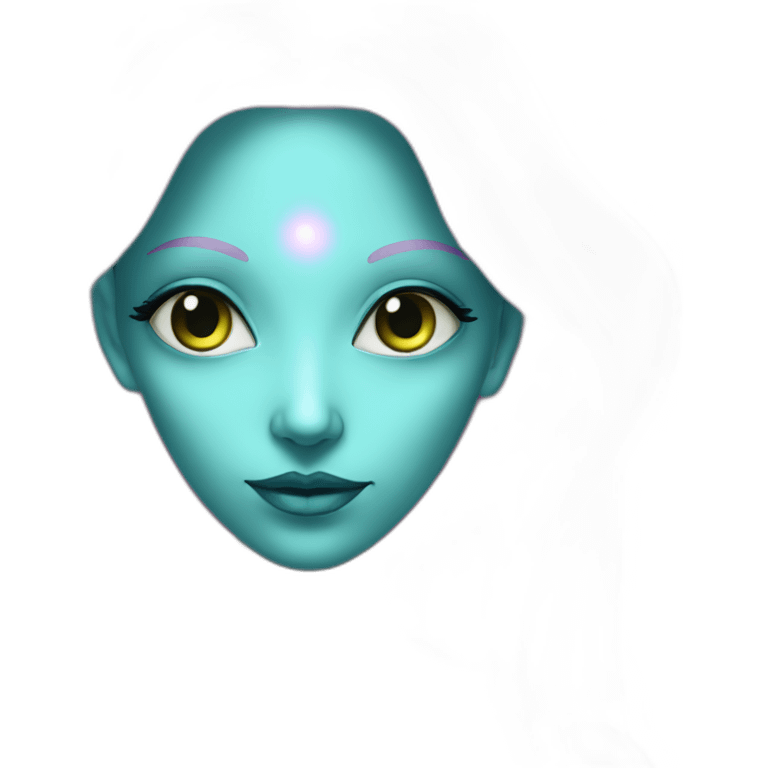 Pleiadian alien female emoji