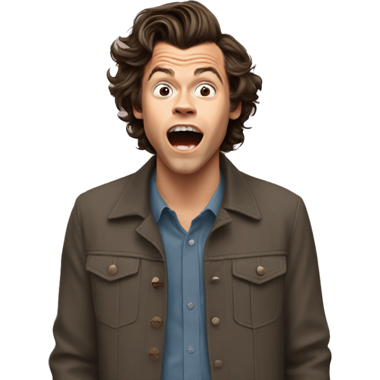 Harry Styles surprised emoji