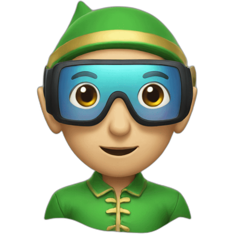 elf in vr glasses emoji