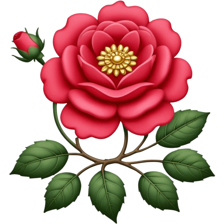 Tudor rose emoji