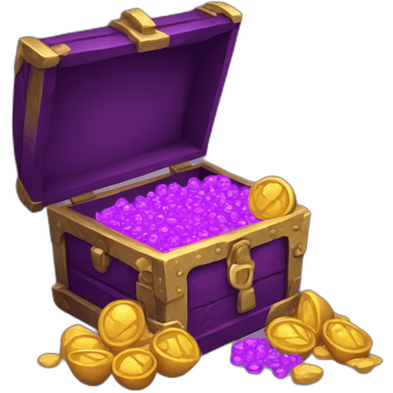 assets kit treasure golden purple emoji