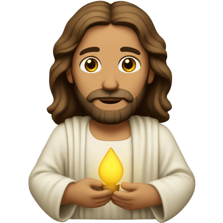 Jesus with an idea  emoji