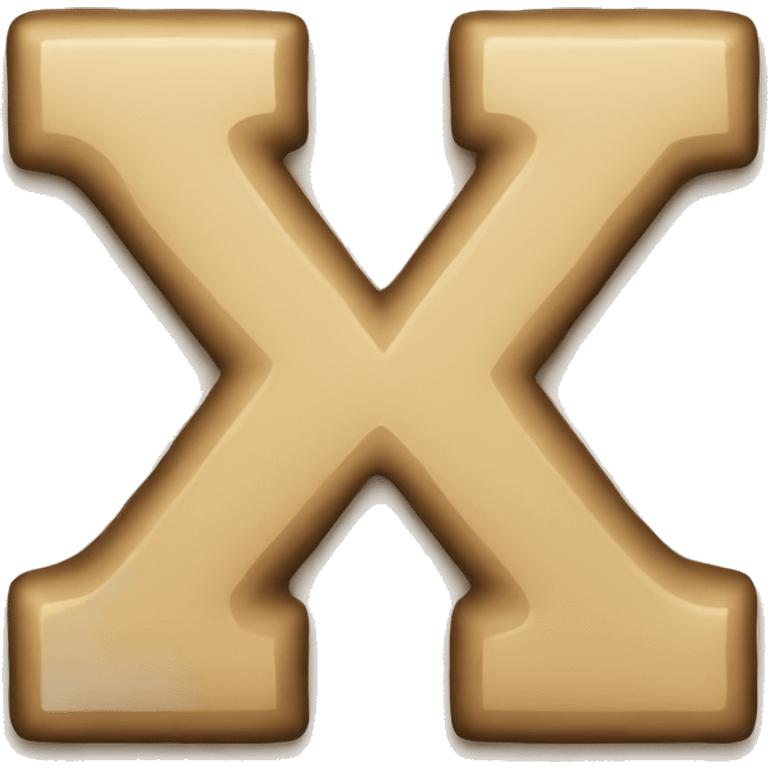 Letter X emoji