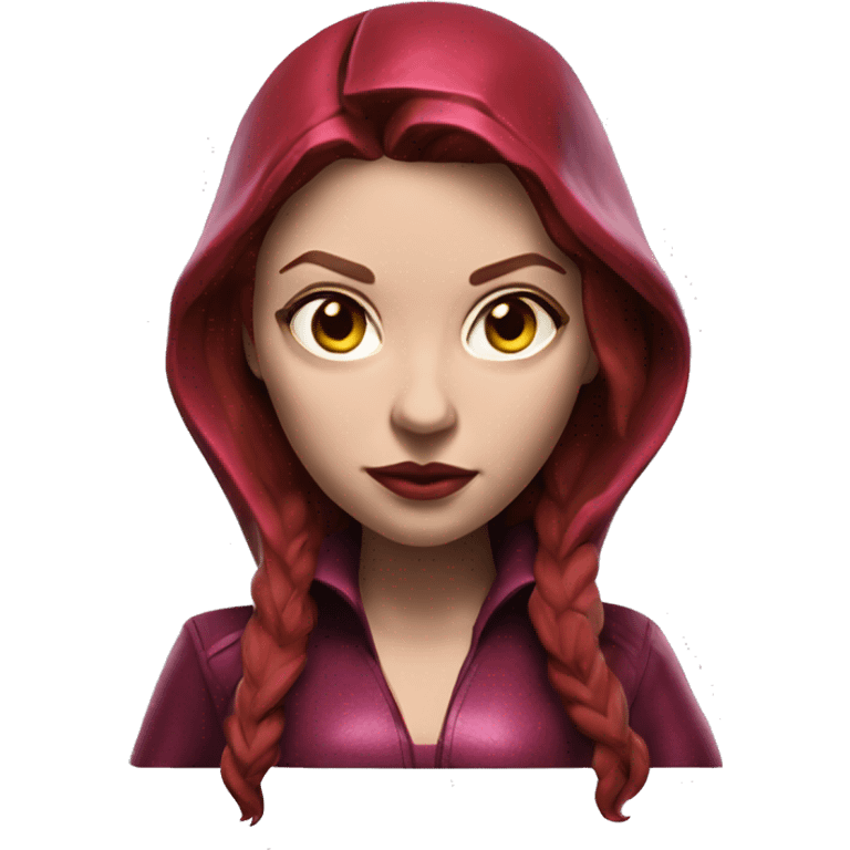 The Scarlet Witch Marvel Realistic 3D emoji