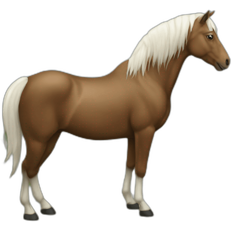 Cheval sur ours emoji