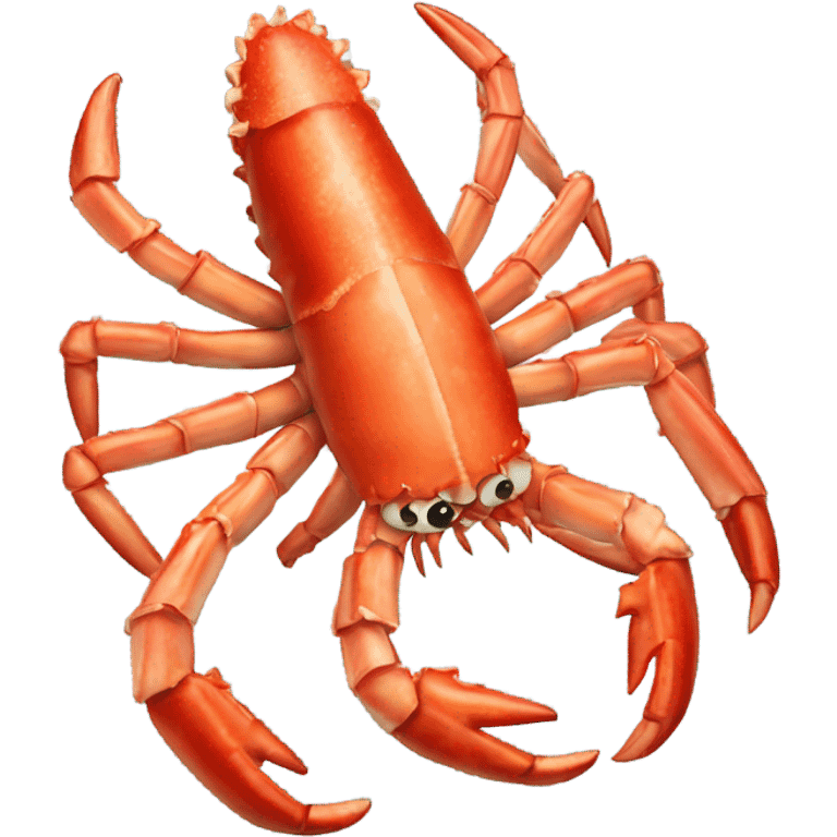 King crab legs Christmas emoji