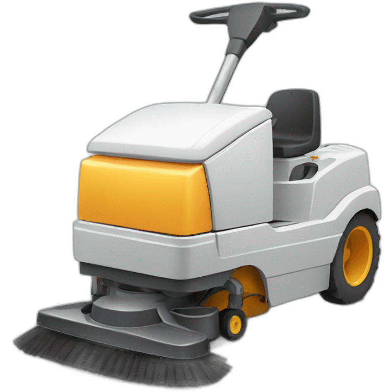 Sweeping machine emoji